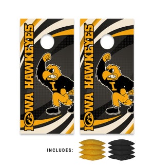 Iowa Hawkeyes Herky White Bag Boards Set With Bags